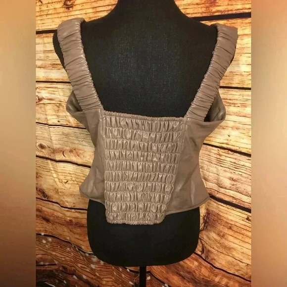 FAUX Leather Corset Top size 1X - Picture 9 of 15